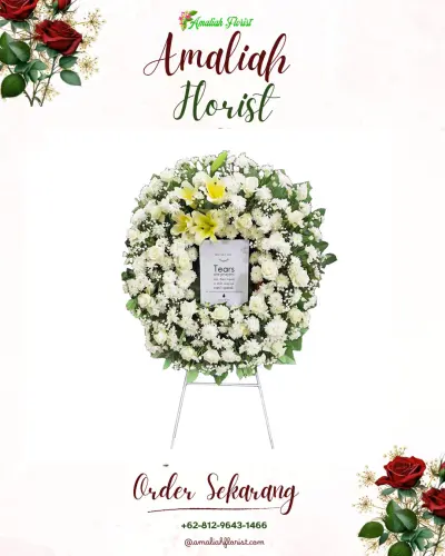 Krans Bunga Duka Cita di Temindung Permai