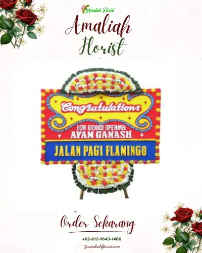 Bunga Papan Congratulation di Temindung Permai